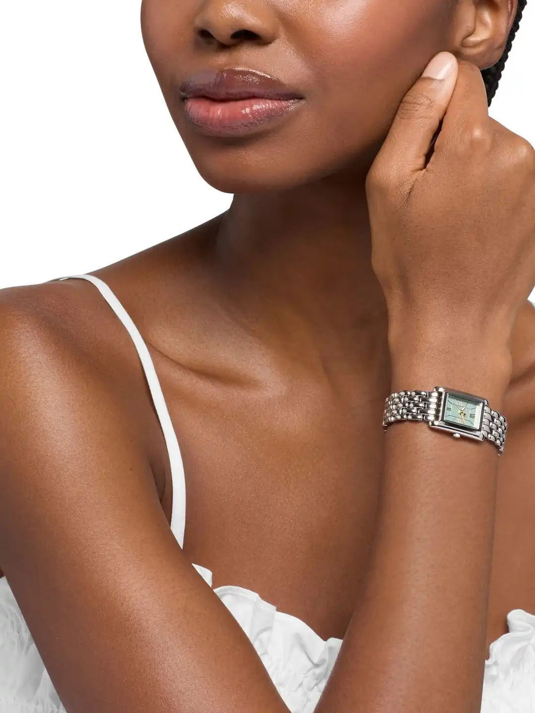 Buy Michael Kors Essex Silver Women Quartz Watch MK7611  display picture 1