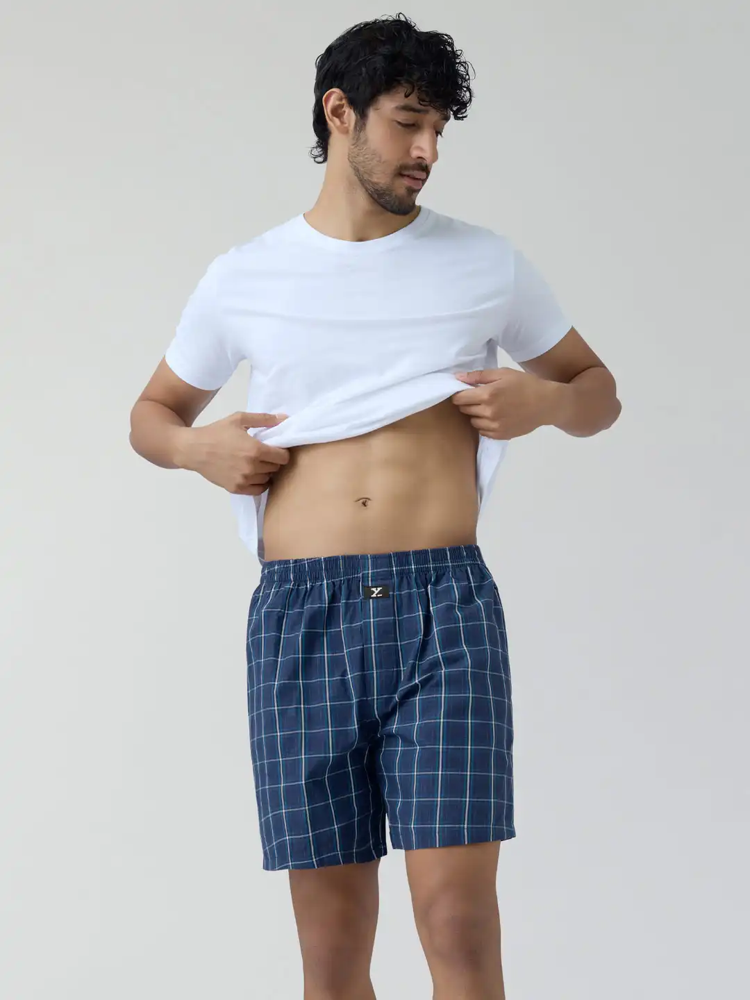 Buy XYXX Men Cotton Checkered Boxer Shorts - Boxers for Men