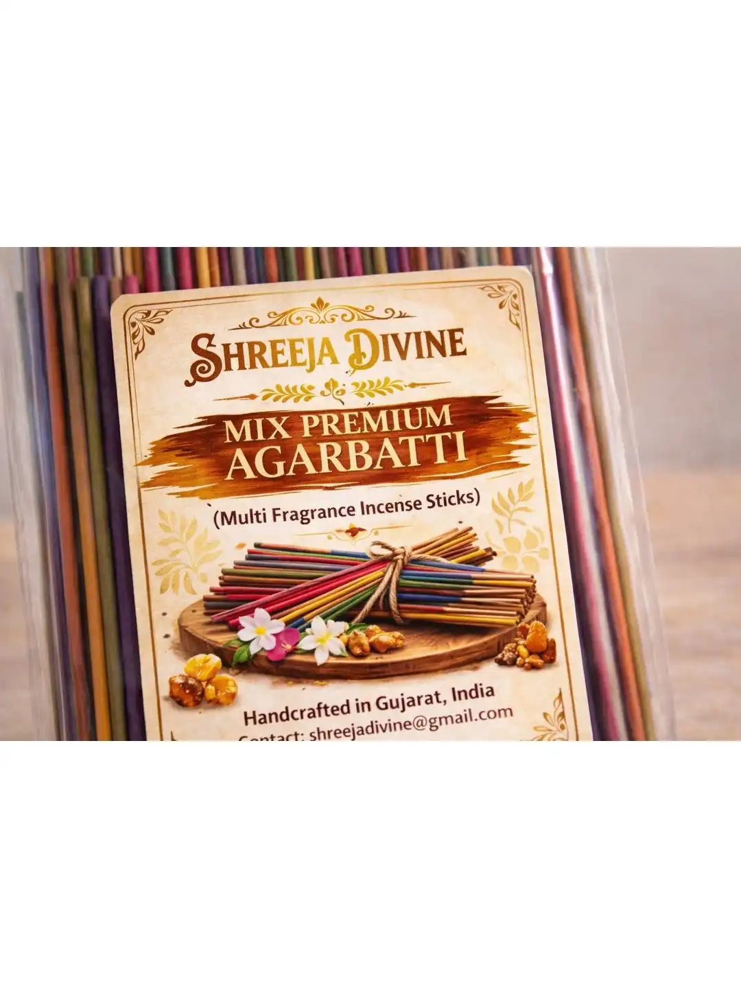 Buy SHREEJA DIVINE Bamboo Eco Friendly Incense Sticks - Pooja