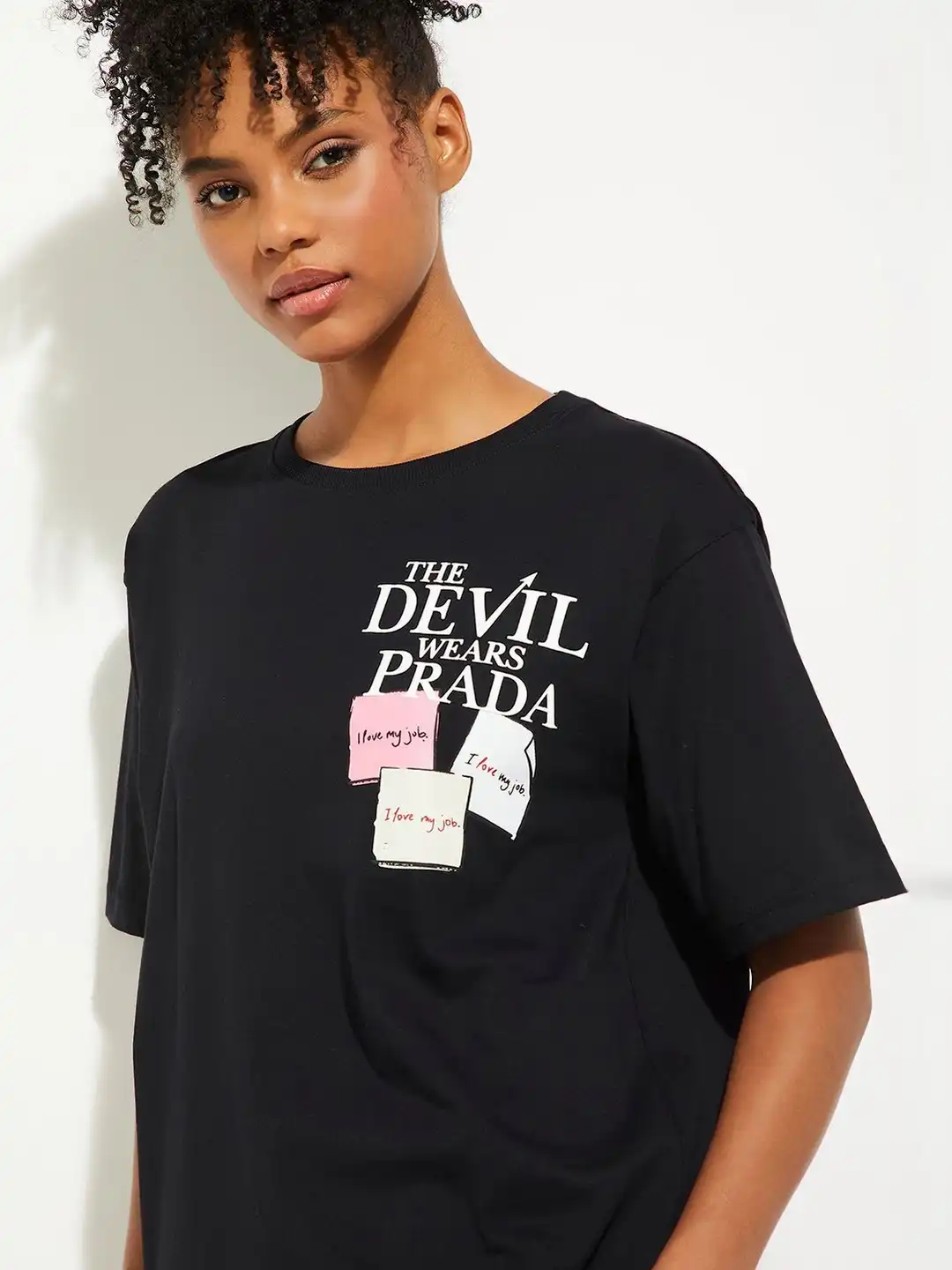 Buy max URB_N Women The Devil Wears Prada Oversized T-shirt