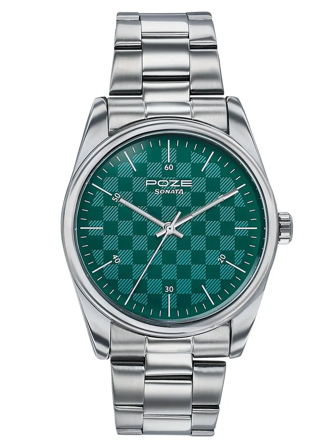 Buy Sonata Men Poze 9 Quartz Analog Green Dial Watch