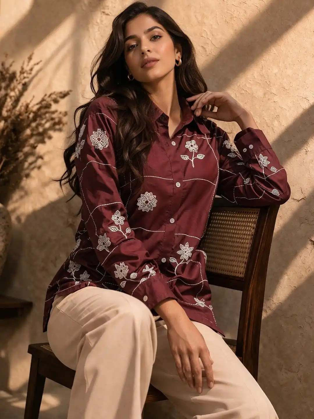 Buy Tzelynn Women Floral Printed Casual Shirt - Shirts for Women