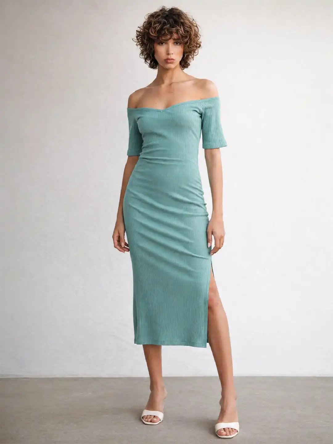 off shoulder bodycon midi dress Buy SASSAFRAS Off-Shoulder - Dresses for Women 41151382 ED-056 Bark Color:Blue w Blue Border Sachin & Babi Sloane PINK *PRINT POSITION MAY