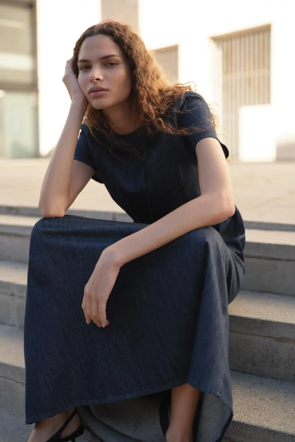 l'agence dresses L'AGENCE Charmaine Silk Gown In Deep Teal main image 1