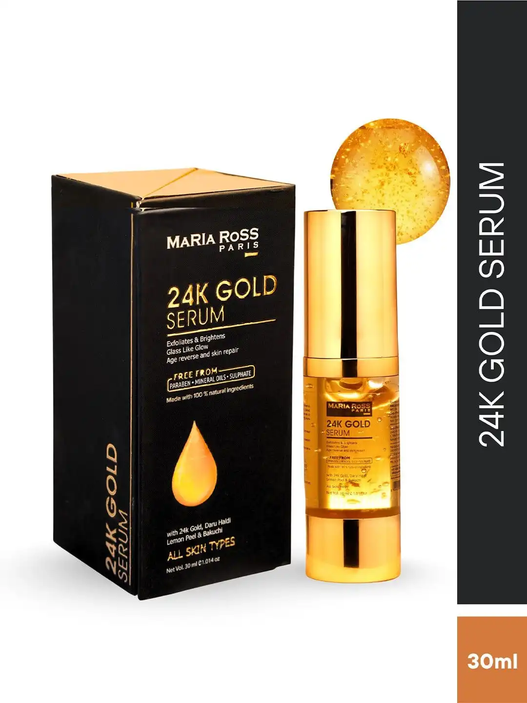 Buy MARIA ROSS PARIS 24K Gold Face Serum - 30 ml - Serum and Gel