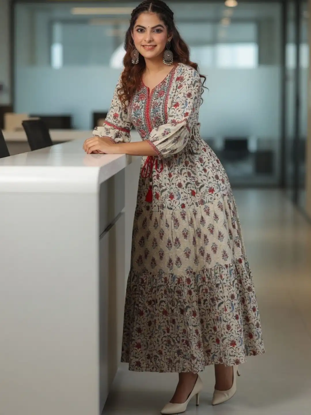 Buy Rain & Rainbow Ethnic Motif Printed Sequinned Fit & Flare Maxi Ethnic Dress - Ethnic Dresses for Women 25766696 | Myntra Buy Rain & Rainbow Ethnic Motif Printed Sequinned Fit & Flare Maxi Ethnic Dress - Ethnic Dresses for Women 25766696 | Myntra