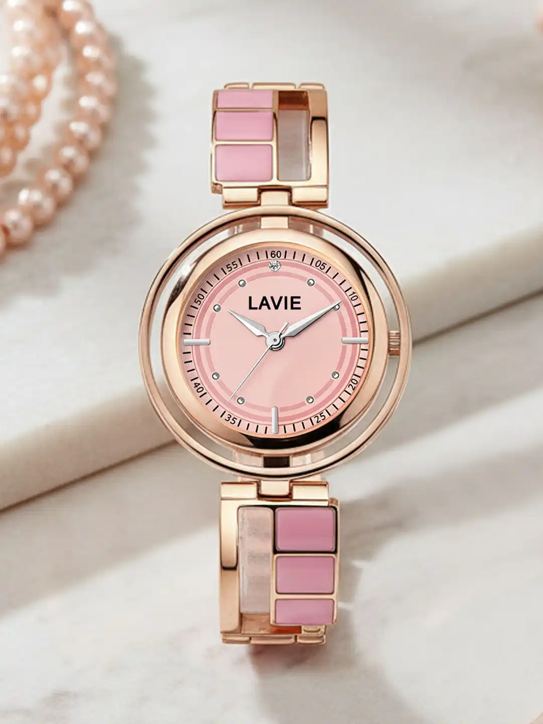 Buy Lavie Women Dial & Bracelet Style Straps Analogue Watch LV-727