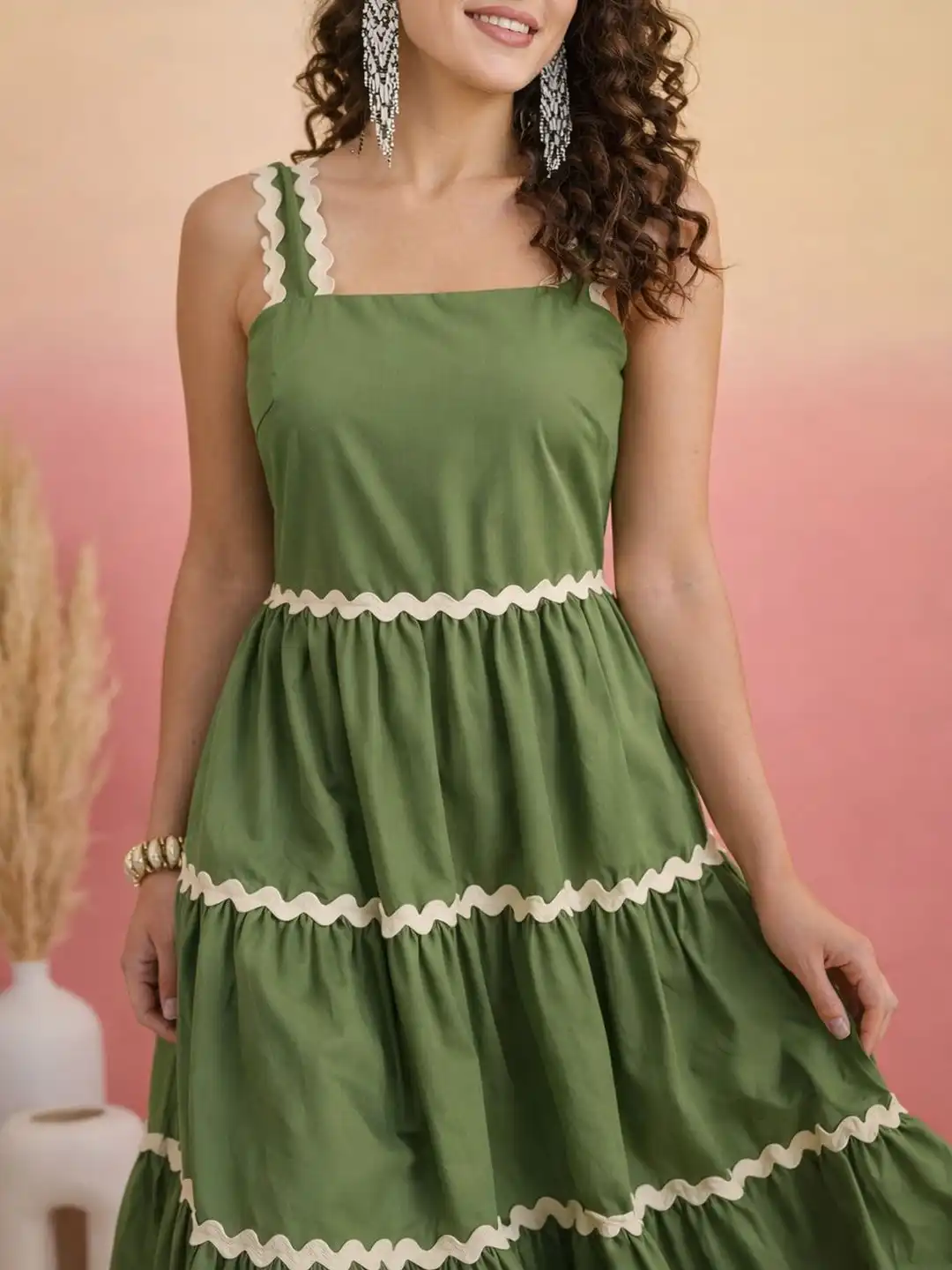 Buy HeyStree Crepe A-Line Sleeveless Dress - Dresses for Women