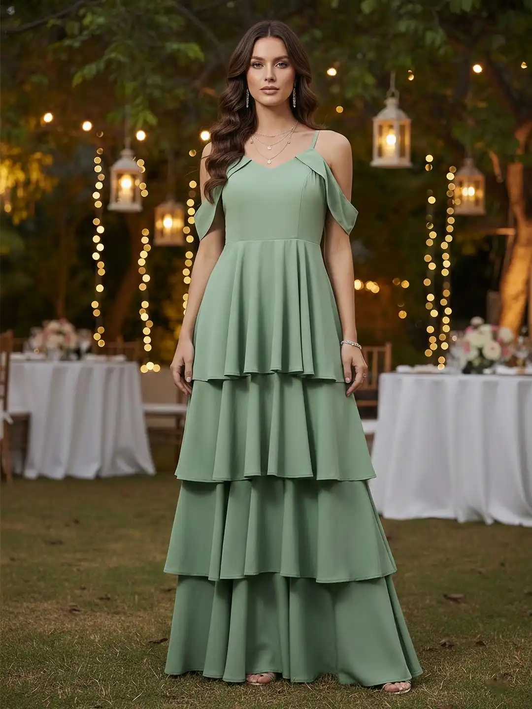 berrylush green dress Buy Women Gorgeous Solid Tiered - Dresses for Women 16449850 Floral maxi