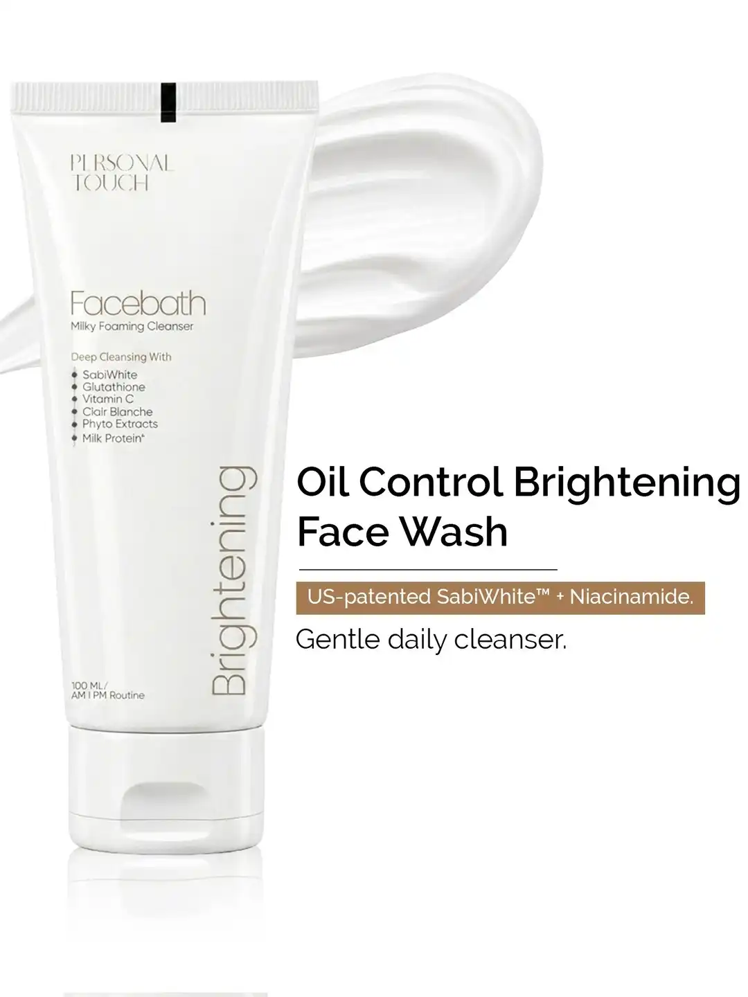 Buy Personal Touch Skincare Facebath Deep Cleansing Milky Foaming Cleanser - 100 ml - Face Wash and Cleanser for Unisex 30224097