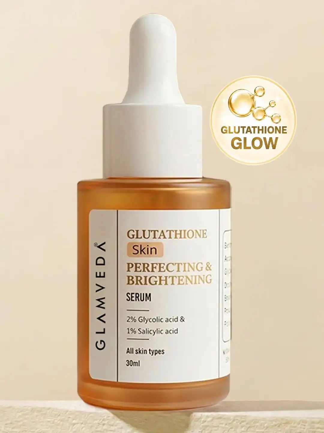 Buy GLAMVEDA Glutathione Skin Perfecting Face Serum With Salicylic Acid For Glowing Skin- 30ml - Serum and Gel for Women 26859694