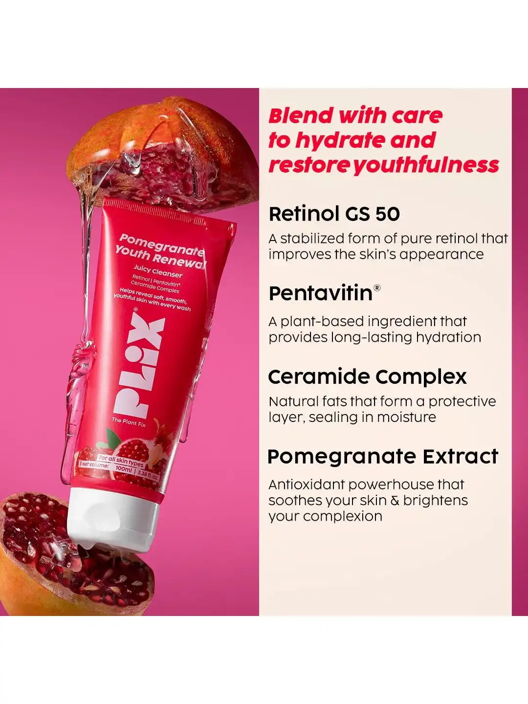 Buy PLIX THE PLANT FIX Set Of 3 Night Cream- 50 g- Dewy Serum- 30