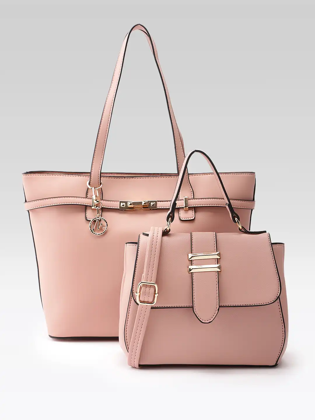 muguet ミュゲ2waybostonbagpinkショルダートートバッグ muguet 