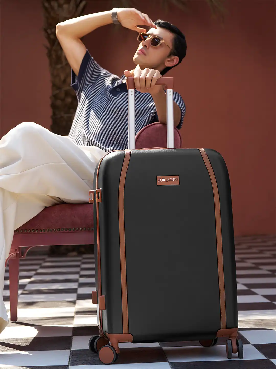 Buy FUR JADEN Wayfarer Medium Hard Sided Trolley Suitcase