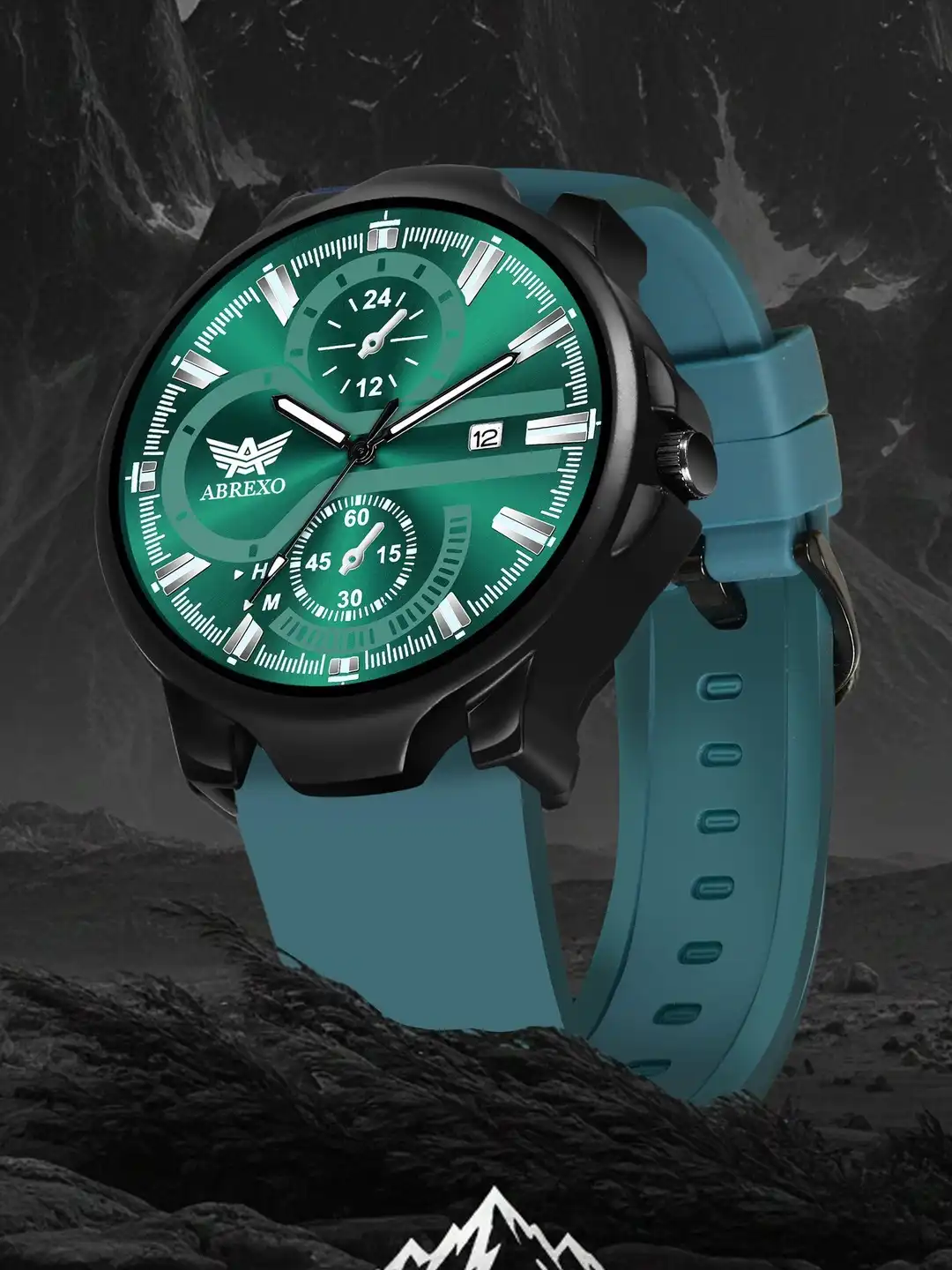 Buy Abrexo Men Dial & Straps Analogue Date Aperture Watch Abx2385