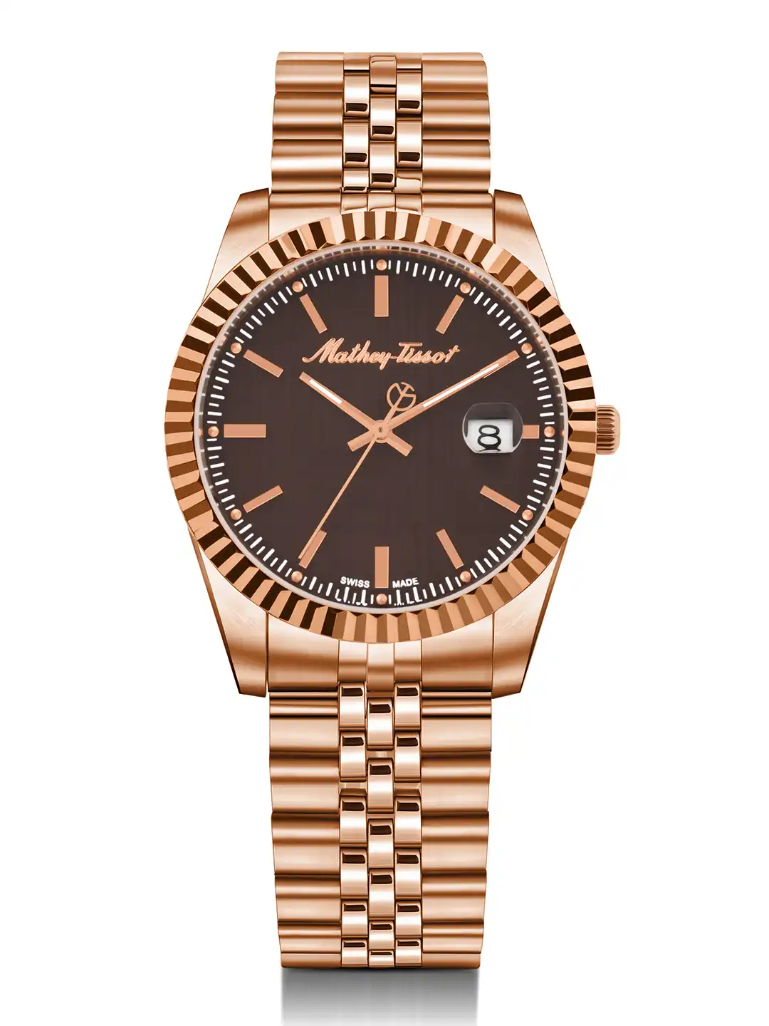 Buy Mathey-Tissot Swiss Made Analog Brown Dial Men's Watch