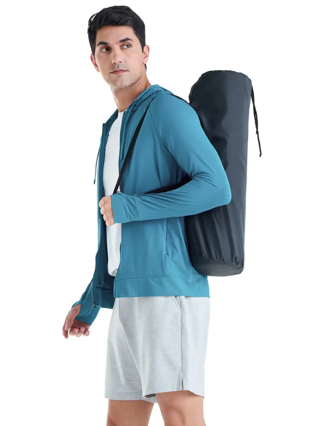 Buy BOLDFIT Men Hooded Lightweight Outdoor UV Protection Sporty