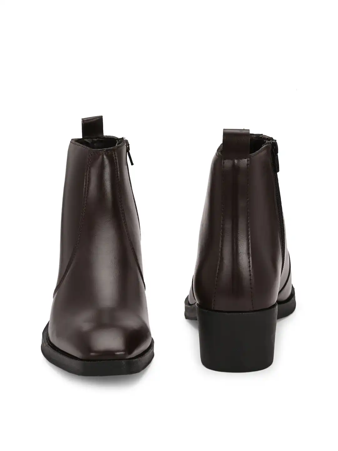 Buy The Roadster Lifestyle Co Men Square Toe Zip Chelsea Boots