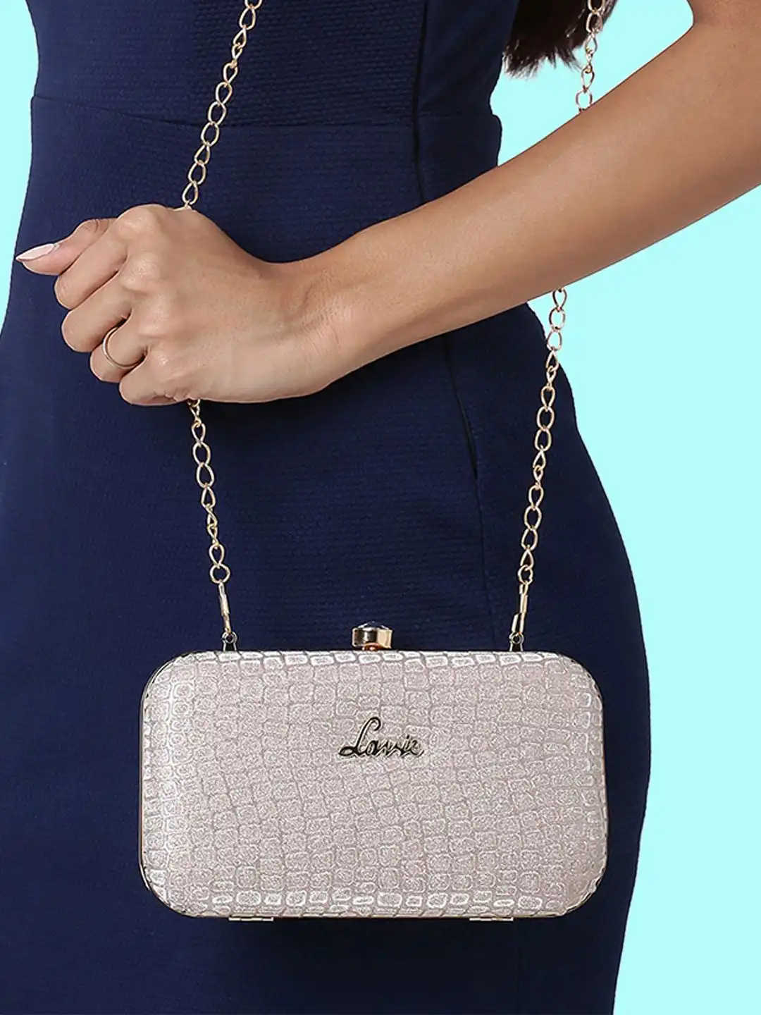 Buy Lavie Women's Tinsel Small Framed Clutch - Clutches for Women
