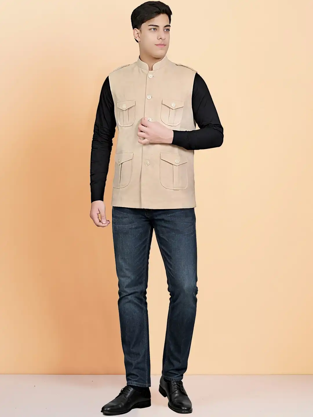 Buy SG LEMAN Woven Nehru Jackets - Nehru Jackets for Men 39914899
