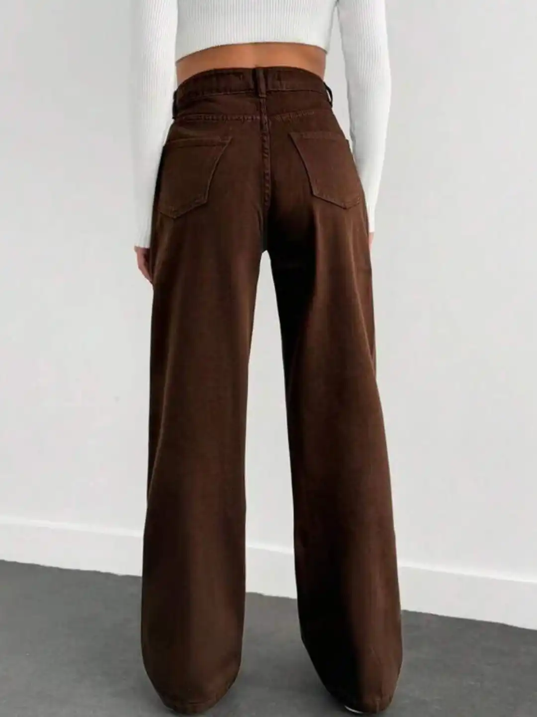 Buy AngelFab Women Straight Fit High-Rise Stretchable Jeans