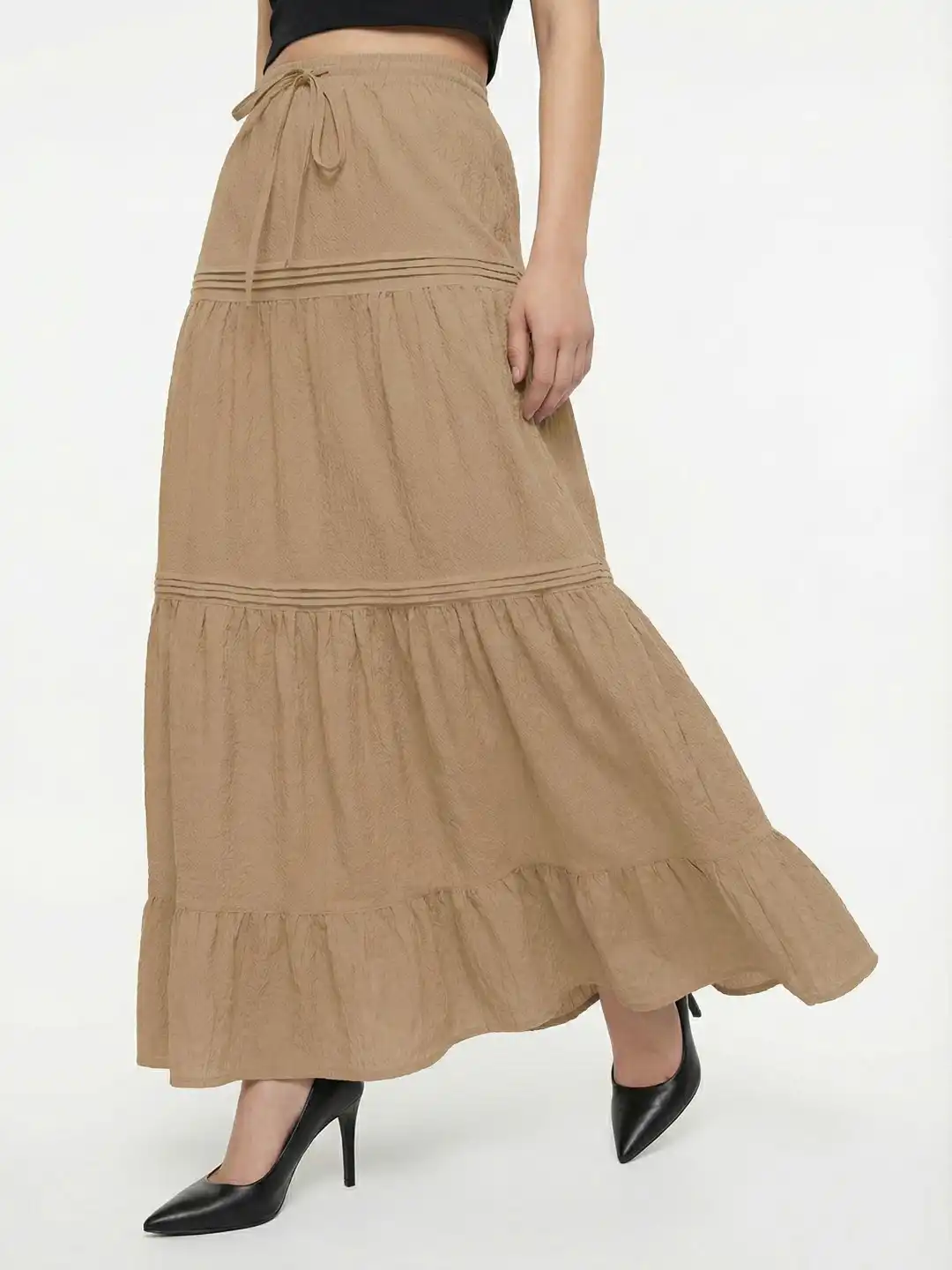 Buy glitchez Maxi-length Tiered Skirts - Skirts for Women 39022976