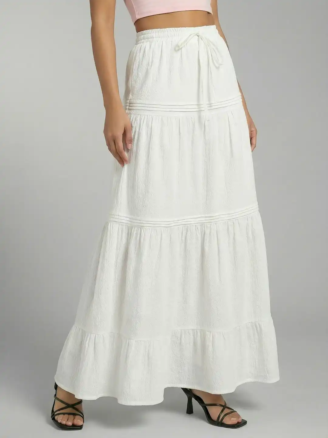 Buy glitchez Maxi-Length Tiered Skirts - Skirts for Women 39022978