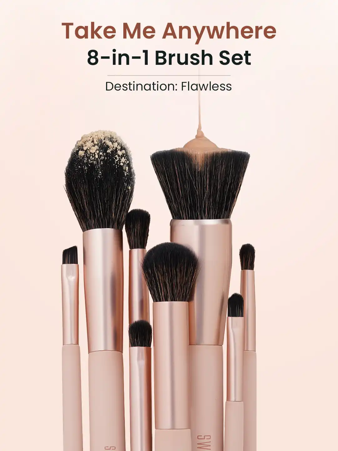 Buy SWISS BEAUTY Take Me Anywhere 8-in-1 Makeup Brush Set - Brush