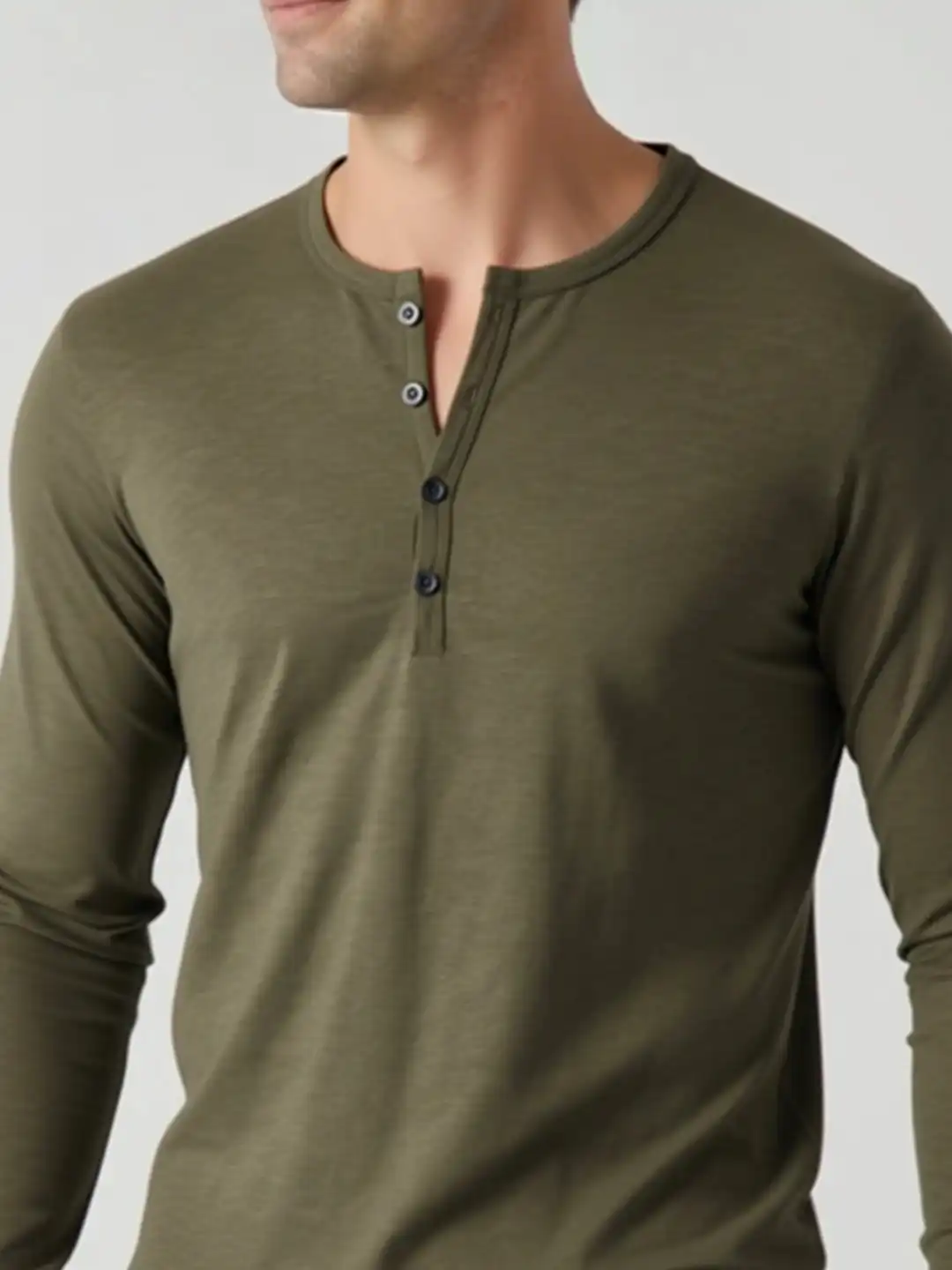 Buy ANDREW HILL Men Henley Neck T-shirt - Tshirts for Men 39009731