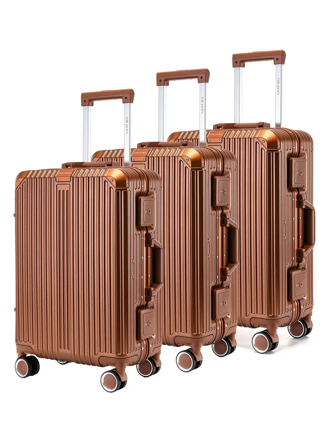 Buy FUR JADEN Set Of 3 The Voyager Hard-Sided Trolley Bag