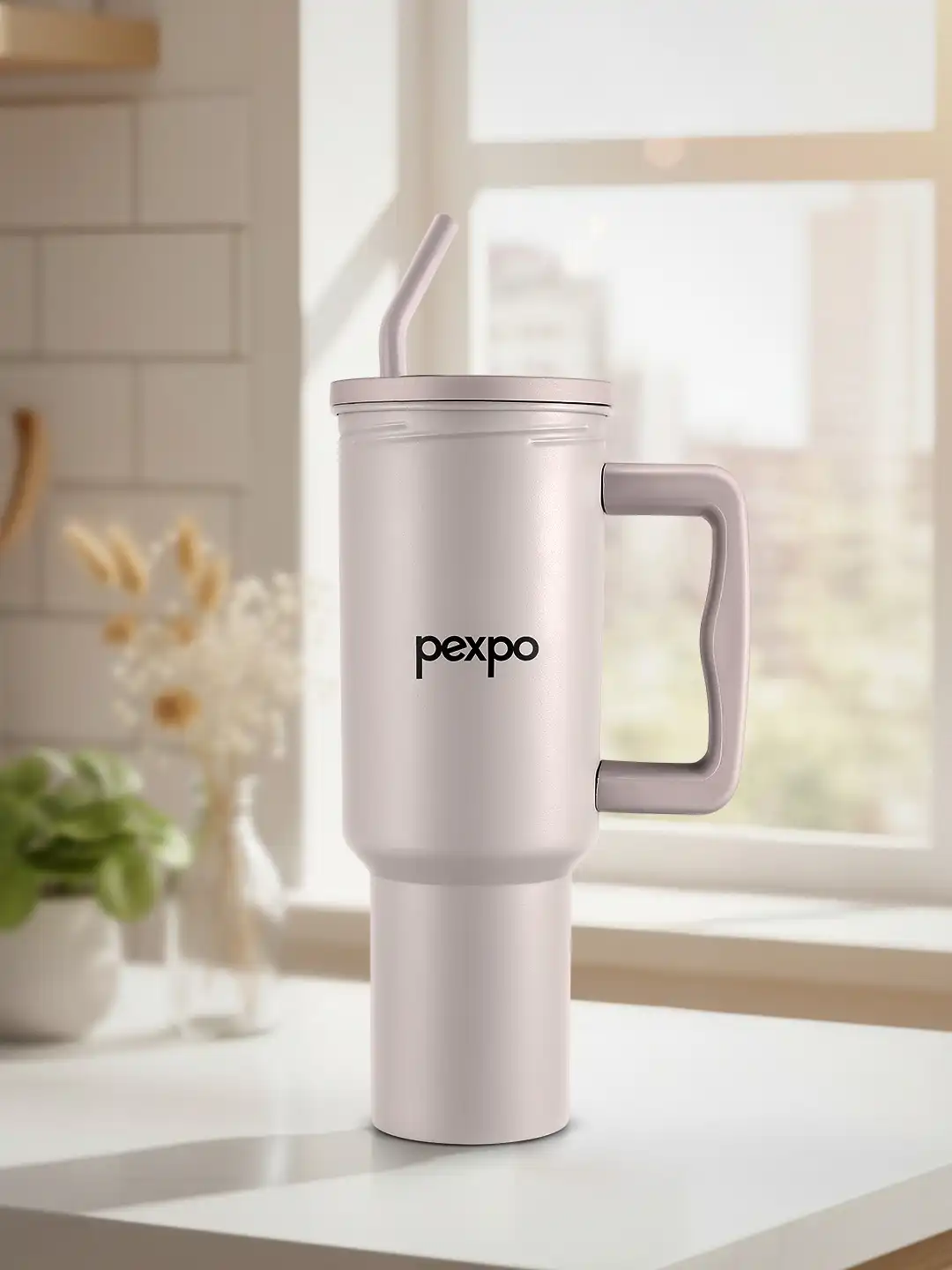 Buy Pexpo Sipzy Single Wall Stainless Steel Tumbler With Handle