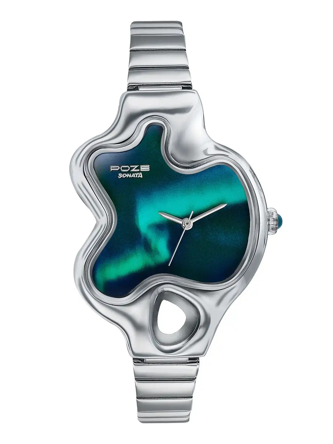 Buy Sonata Unisex Northern Lights inspired Poze Quartz Analog Blue