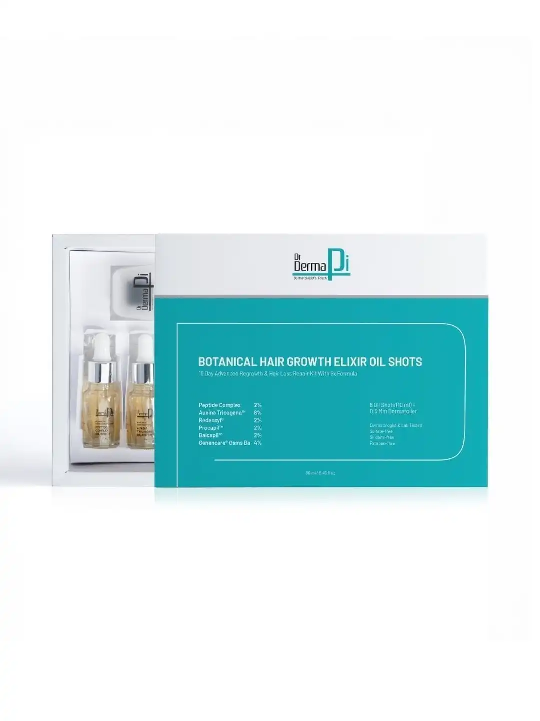 Buy drdermapi Set Of 6 Botanical Hair Growth Elixir Oil Shots -10