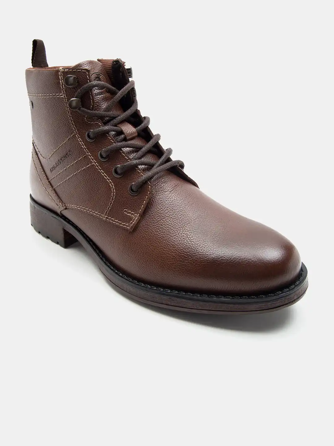 Thomas 。 Buy THOMAS CRICK Men Textured Leather Biker Boots - Boots for Men