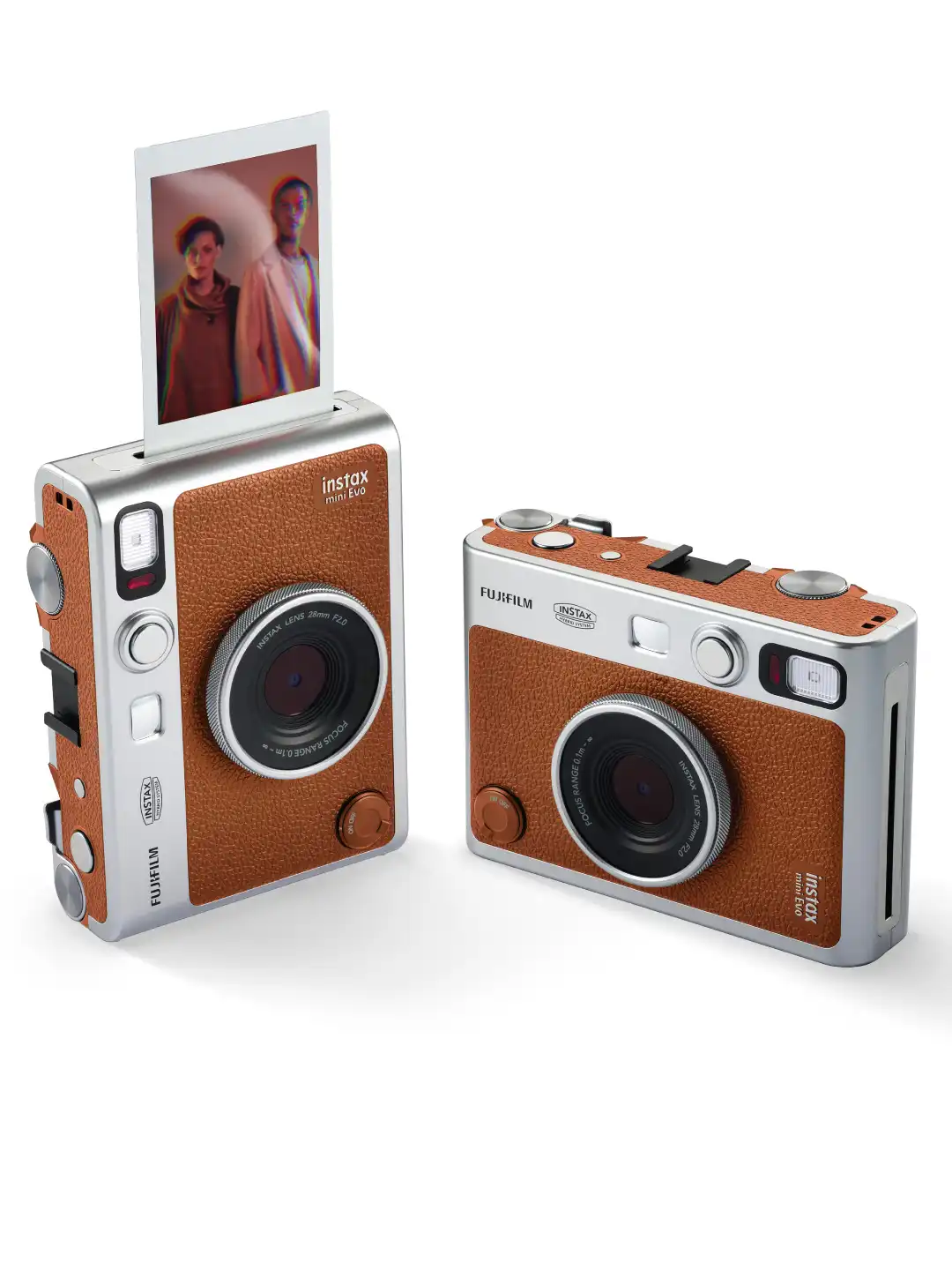 FUJIFILM instax mini Evoブラウン カメラ Buy FUJIFILM Brown Instax Mini Evo Hybrid Premium Edition Camera