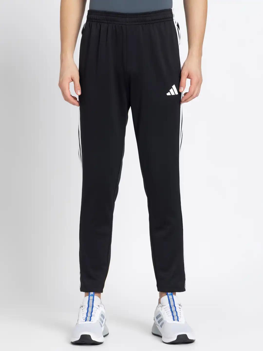 Buy ADIDAS Men Black Essentials Classics Solid Sustainable Track