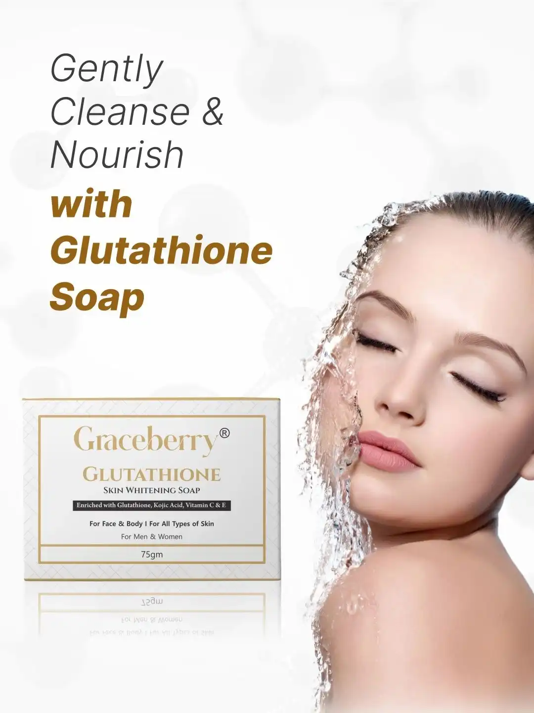 glutathione face soap FAIR & WHITE Exfoliating 7 oz / 200g Buy GRACE BERRY Set Of