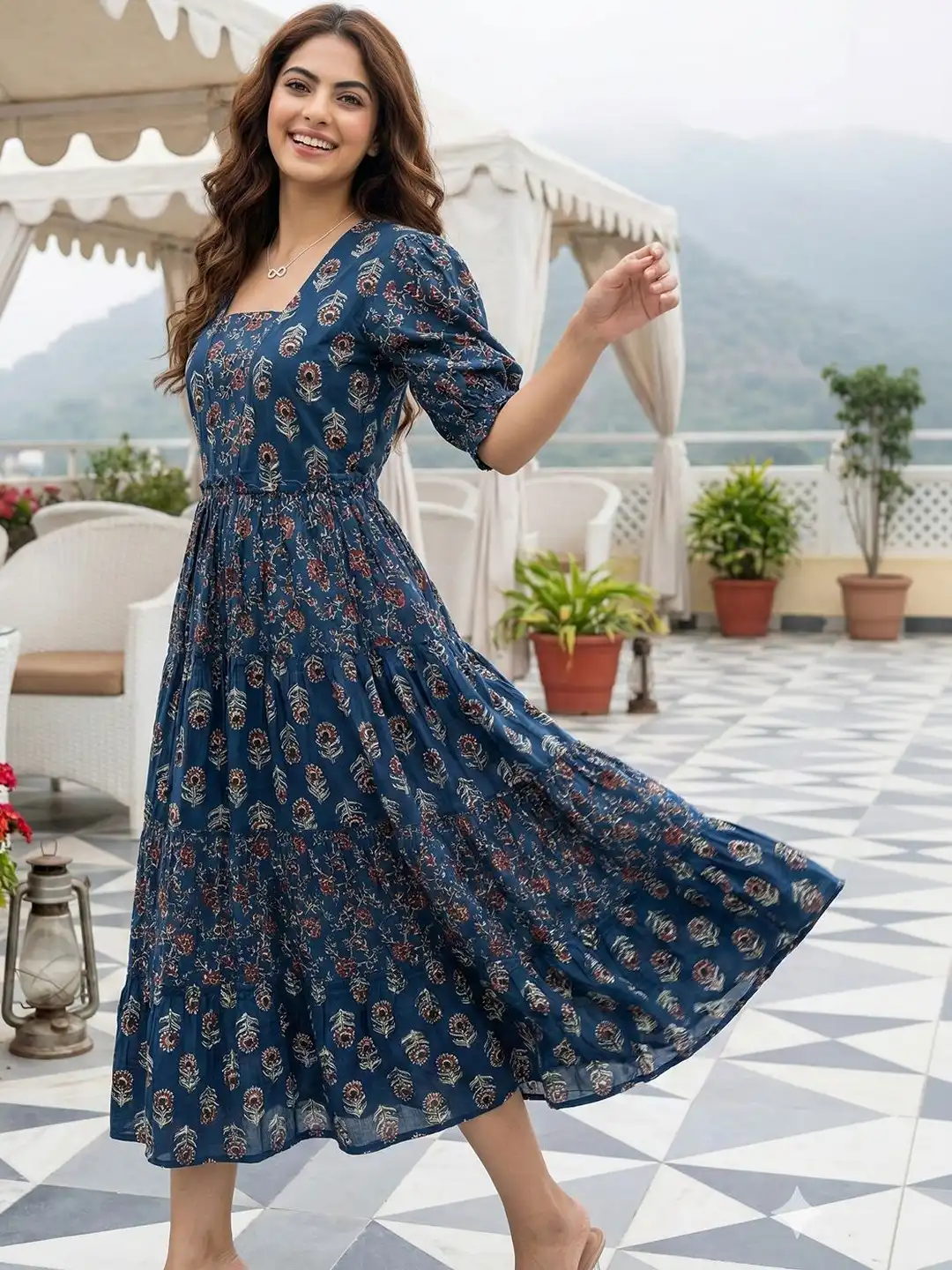 bohemian dresses cheap Buy Anouk Print Puff Sleeve Fit & Flare Midi Dress - for Women 38834814 Perfect for your next Couture lace Forever 21 | Dresses Type:36 (3.5)