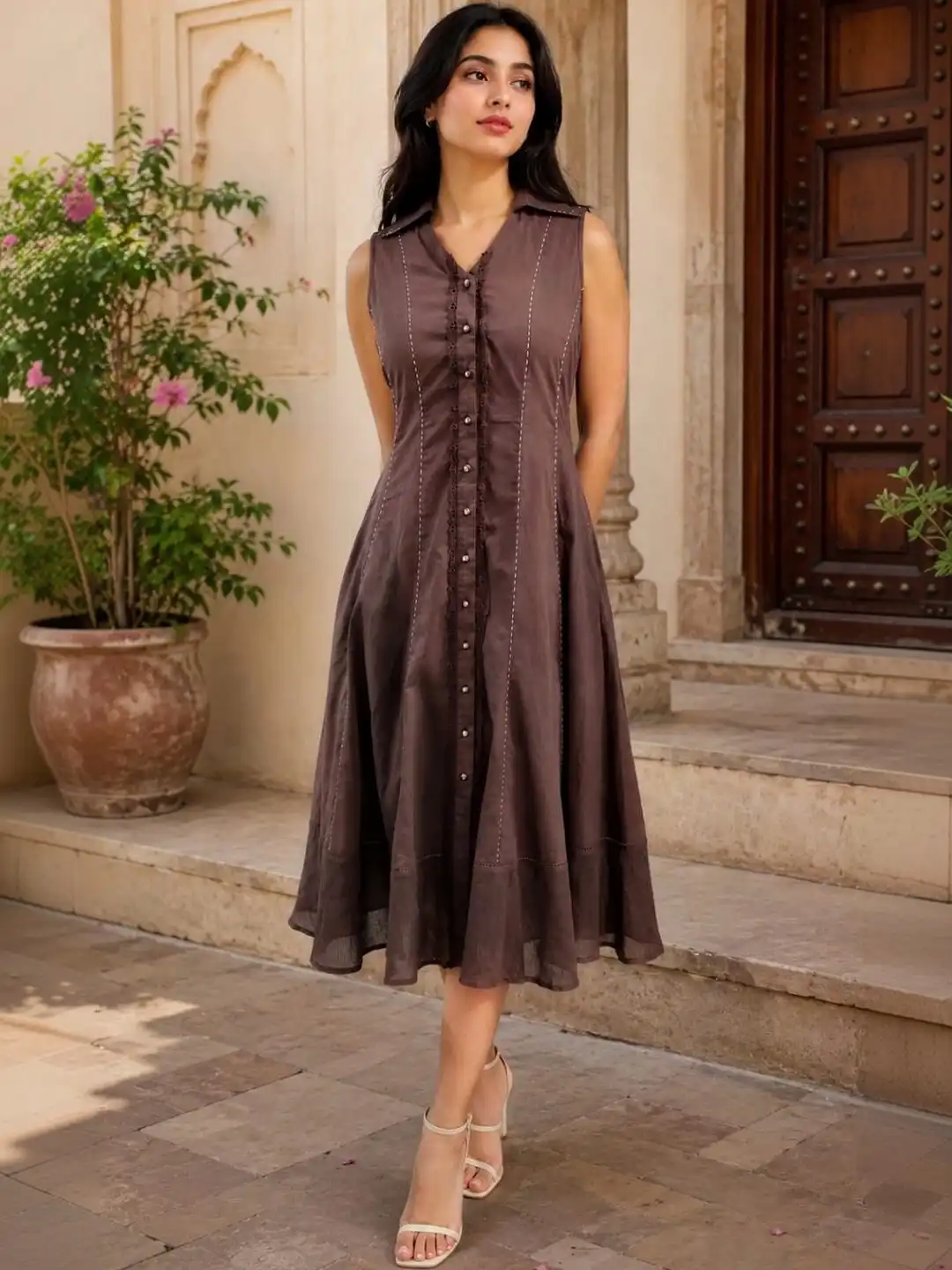 dhanak formal dresses Buy A-Line Midi Dress - for Women 44231652 lace dhanak design