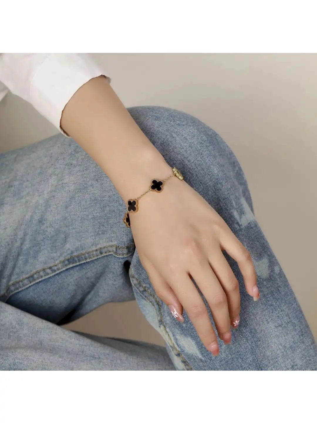 Buy SALTY Moorish Clover Adjustable Bracelet for Women & Girls