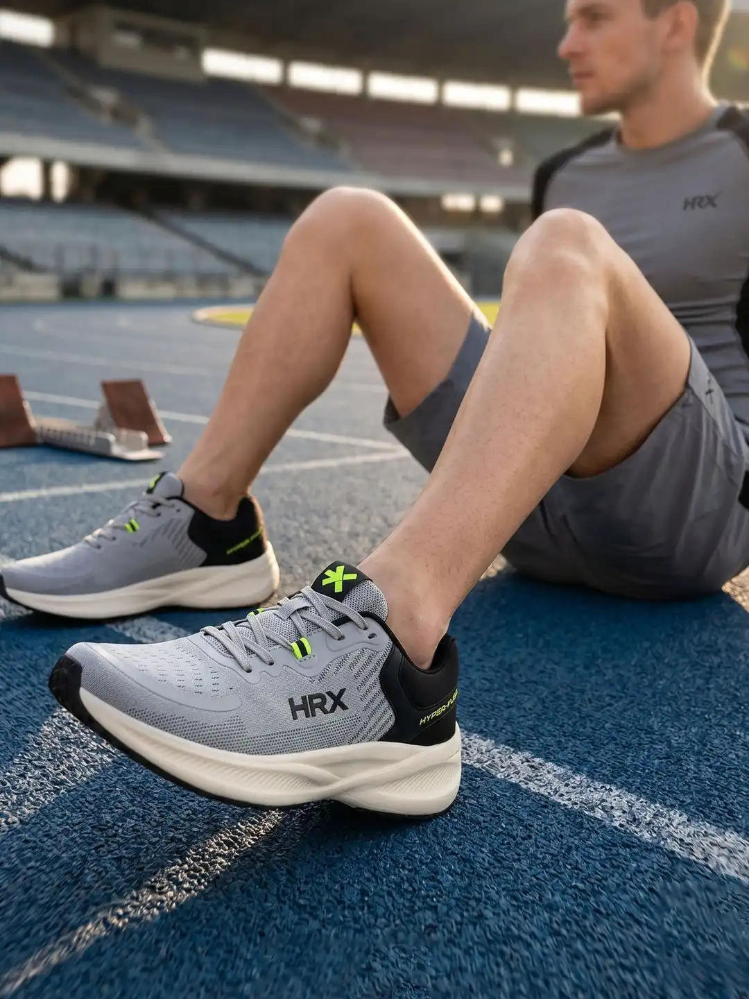 Buy HRX by Hrithik Roshan Men Mesh Running Non-Marking Shoes