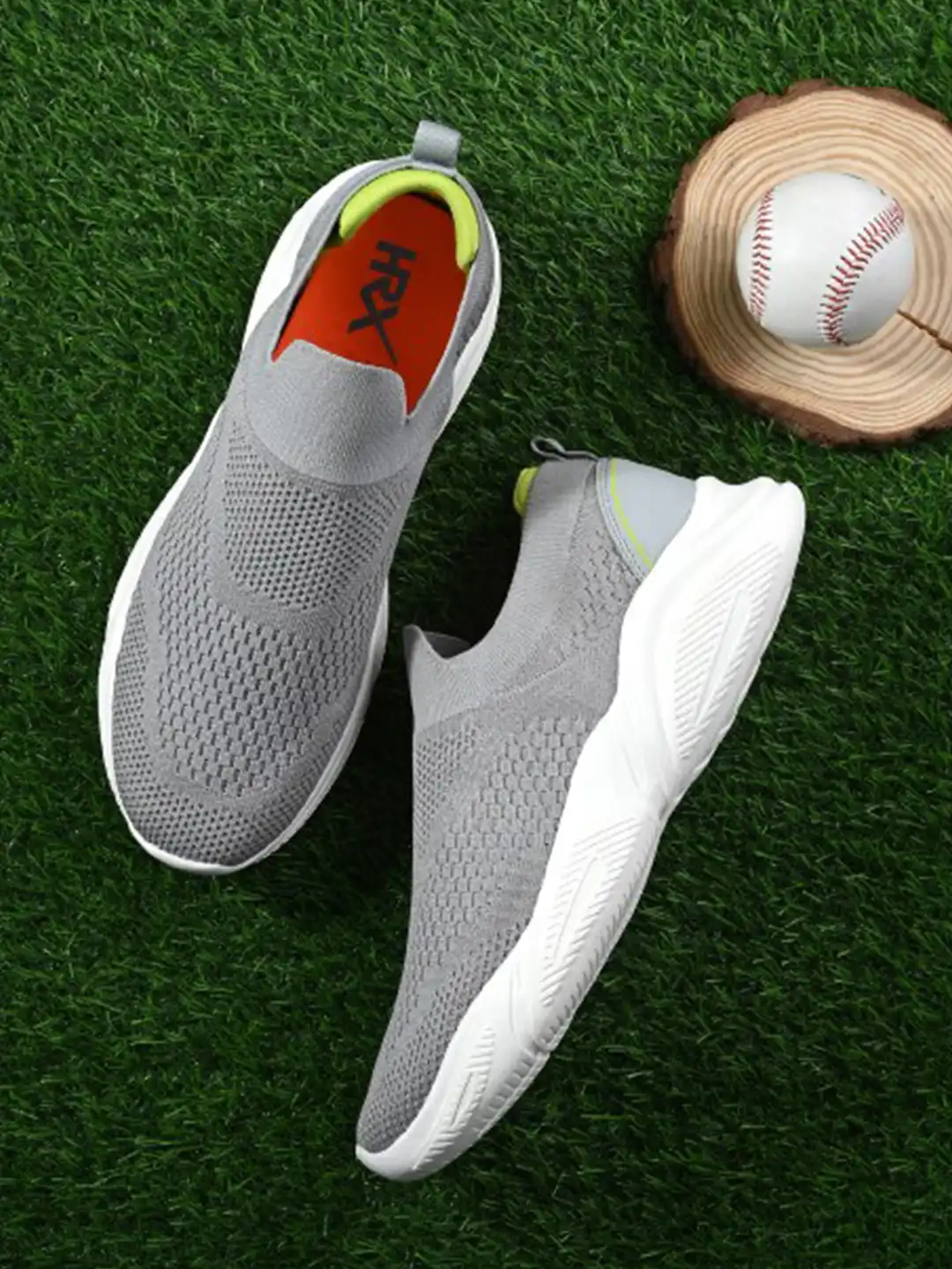 Buy HRX by Hrithik Roshan Men Grey PU Foam Bounce Back Walking
