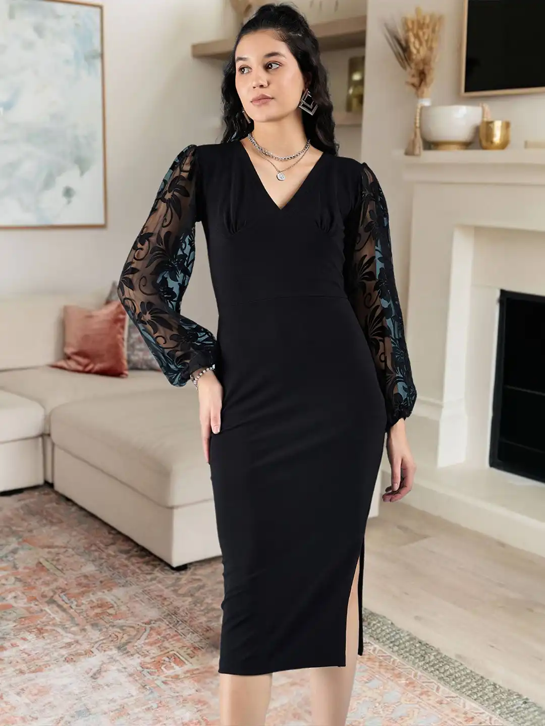 dressberry women bodycon midi dress by myntra reviews Buy - Dresses for Women 33705513 Sleeveless