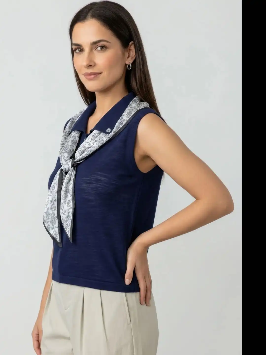 Buy Neet Sleeveless Top With Ribbon - Tops for Women 44411914 | Myntra