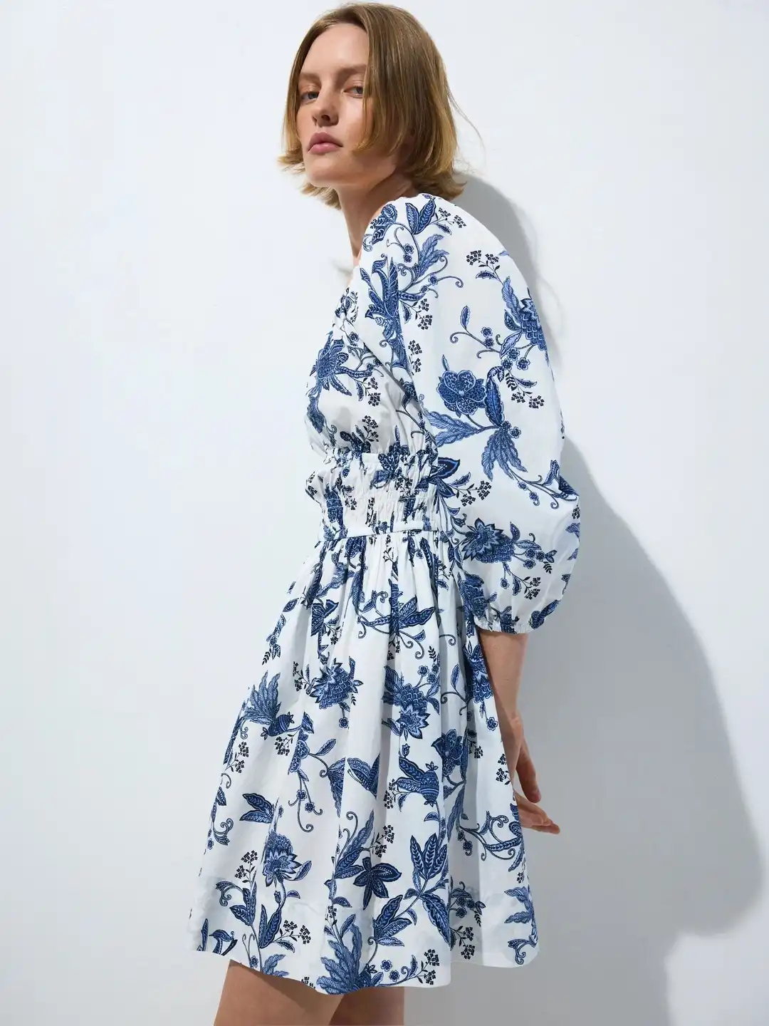 Buy H&M Flared-skirt Cotton Dress - Dresses for Women 40317231