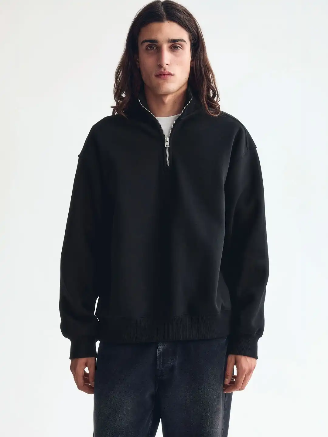 Buy H&M Loose Fit Zip-Top Sweatshirt - Sweatshirts for Men