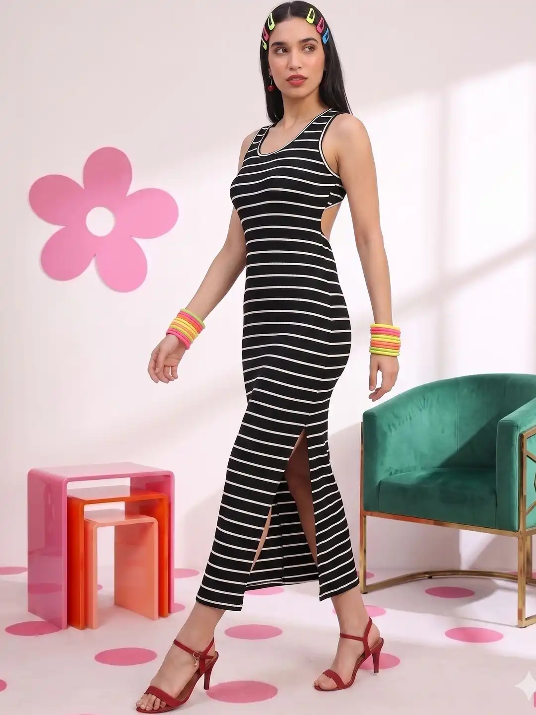 Bodycon Dress Neon Dress Midi Buy Bodycon Neon Dress Online In India India