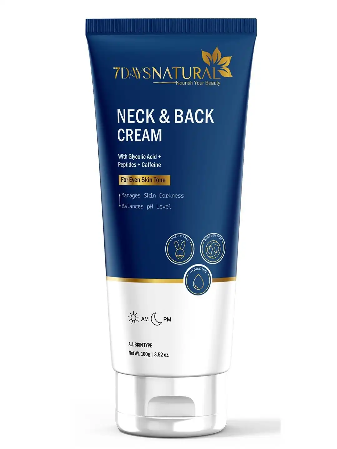 Buy 7DAYSNATURAL Neck & Back Cream With Aloe Vera & Liquorice For