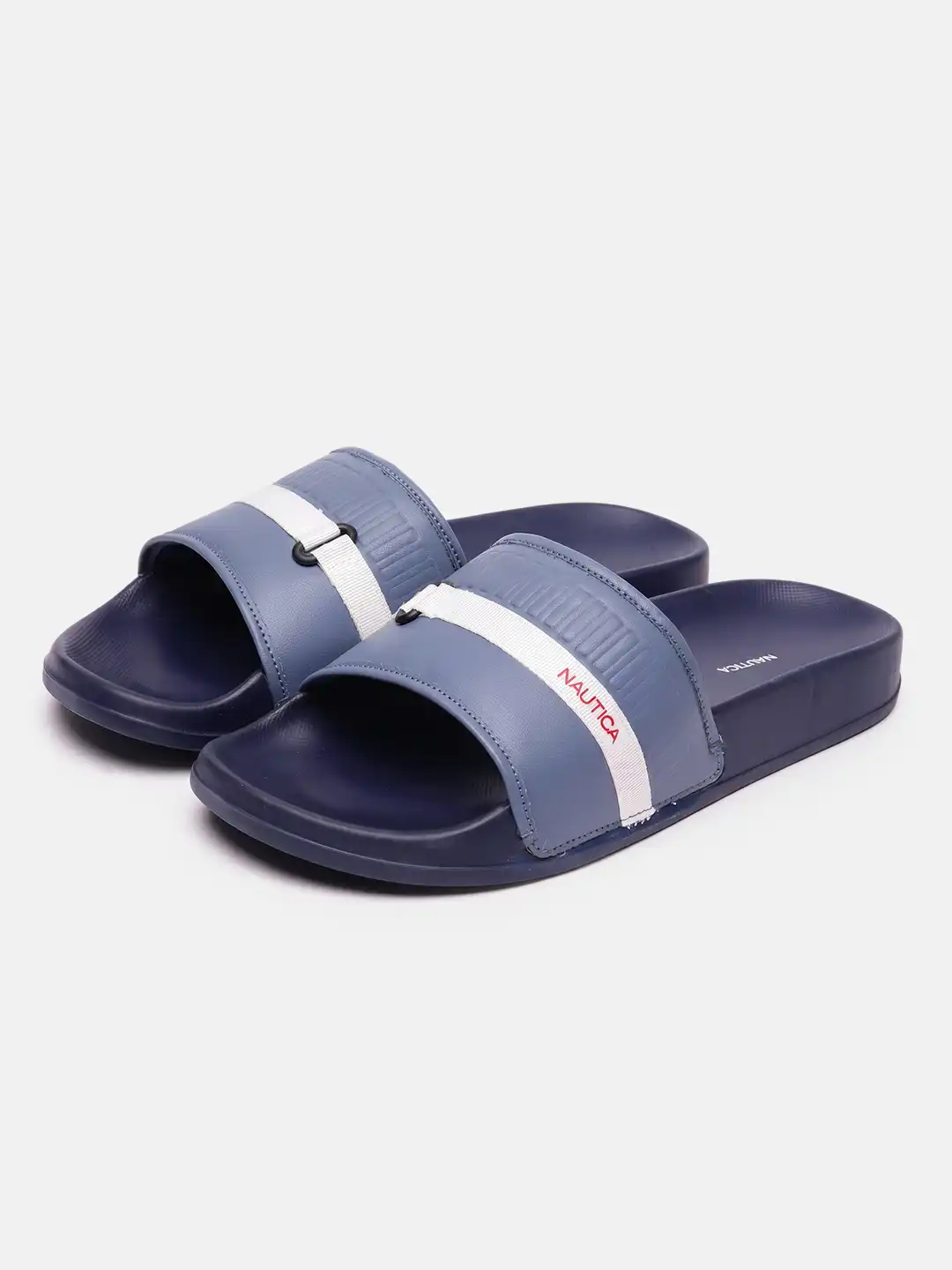 Buy Nautica Men Blue Colourblocked Flip Flops - Flip Flops for Men