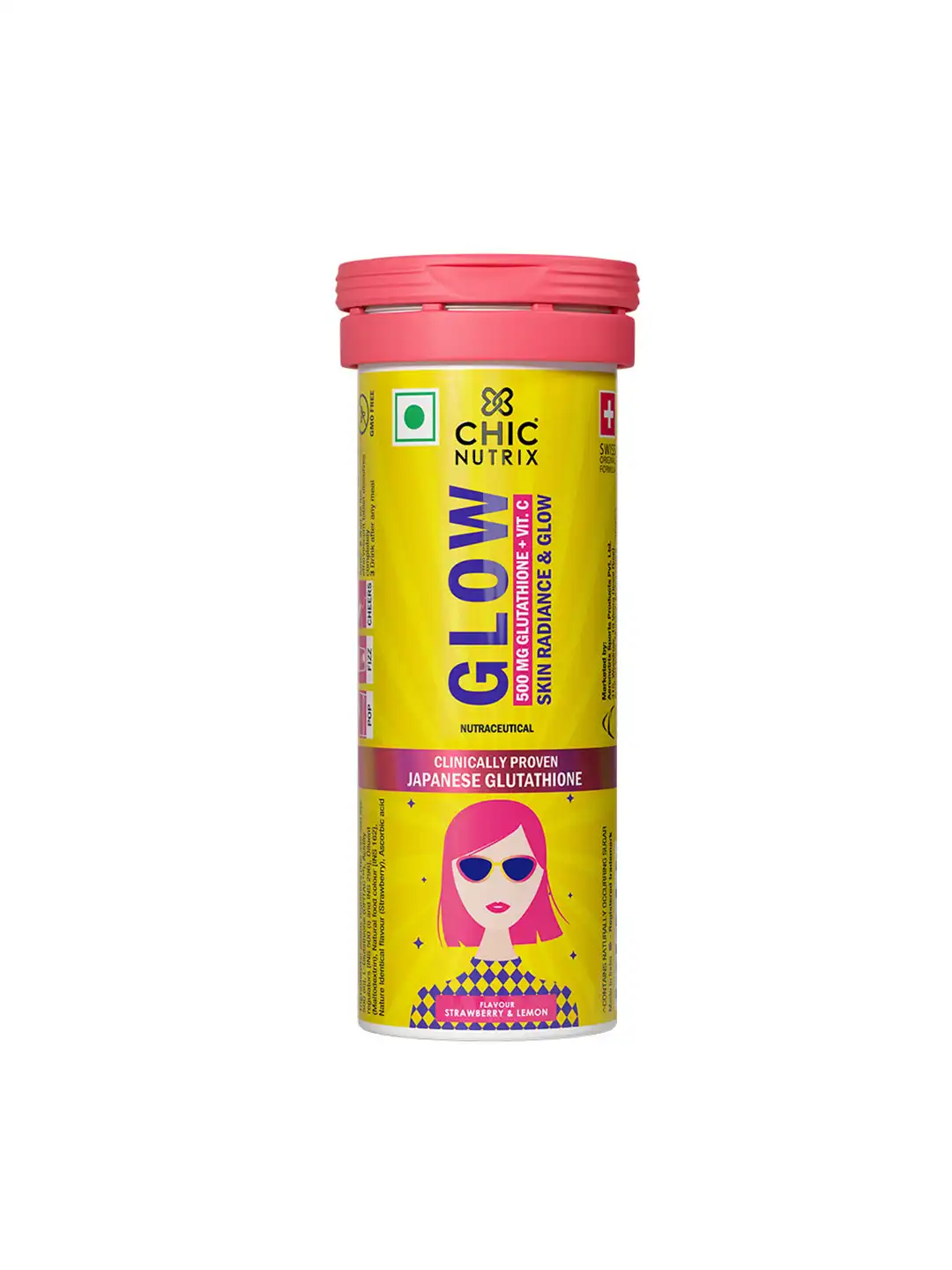 chic glow glutathione Buy CHICNUTRIX Strawberry & Lemon Flavour Glow Glutathione & Vitamin C Tablets - 10 Tablets - Skin Supplements for Unisex 42852552